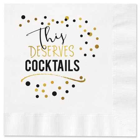 Deserve Cocktails Cocktail Napkins