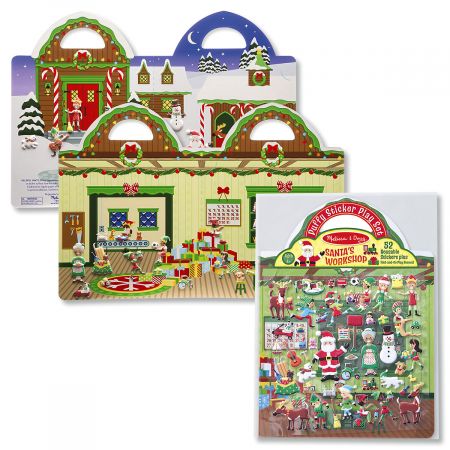 Melissa and Doug® Puffy Sticker Set - Santa's Workshop
