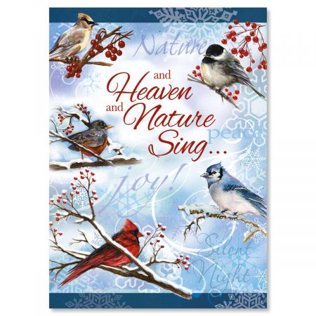 Winter Carol Nonpersonalized Christmas Cards - Set of 18