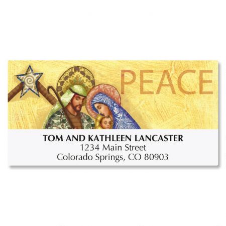 holy family christmas address labels current catalog