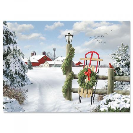 Winter in the Country Christmas Cards