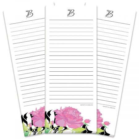 Just One Initial Lined Shopping List Pads