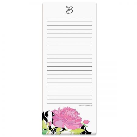 Just One Initial Lined Shopping List Pads