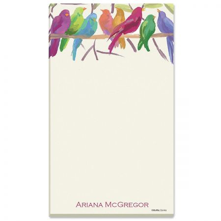 Flocked Together Personalized Notepads