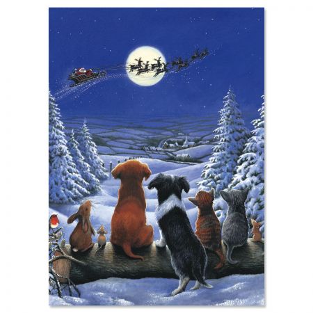 Christmas Dreams Nonpersonalized Christmas Cards - Set of 18