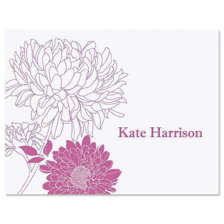Flora Personalized Note Cards