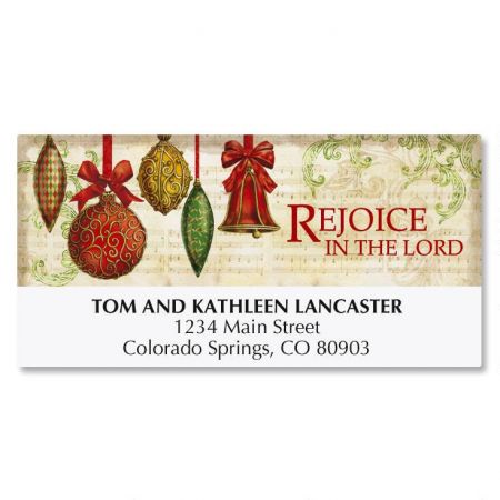 Ornaments Address Labels