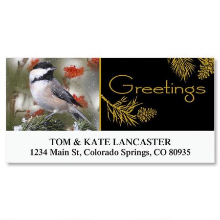 Chickadee Deluxe Address Labels