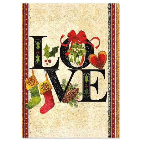 romantic christmas cards