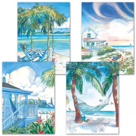 Seaside Serenity Birthday Cards