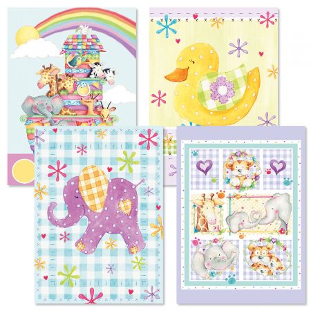 Pastel Baby Cards and Seals