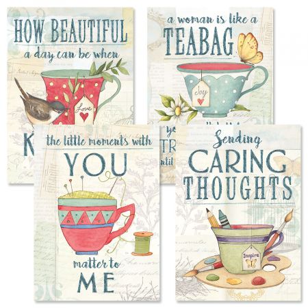 Tea Time Friendship Cards