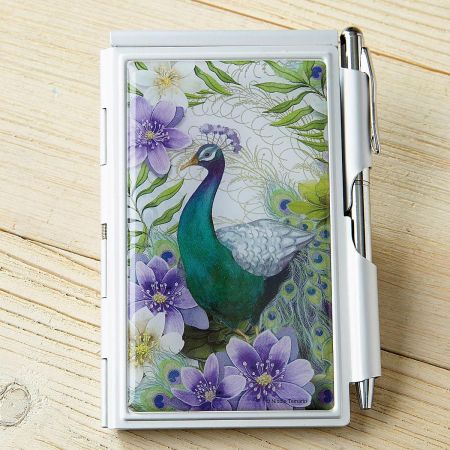 Peacock Notepad & Pen Set