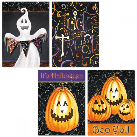 Spooky Swirly Halloween Cards
