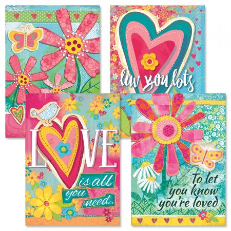 Velvet Girls Valentines Day Cards