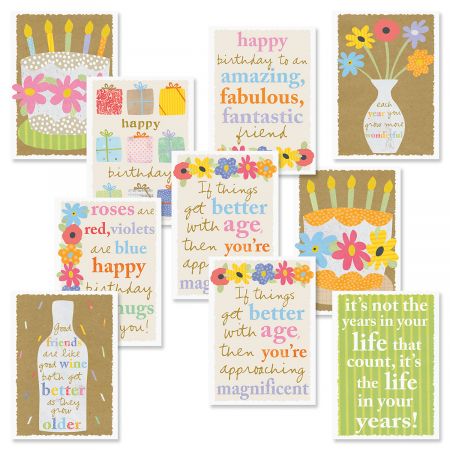 Sandra Magsamen Birthday Card Value Pack