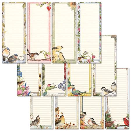 3 Notepads 1 Bookmark Small Notepad Large Notepad Made in the USA Magnetic To Do List Pad and Bookmark With Flower Design Included It Takes Two Floral Notepad Set With Bookmark
