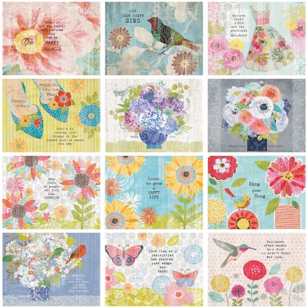 2019 Collage Style Wall Calendar