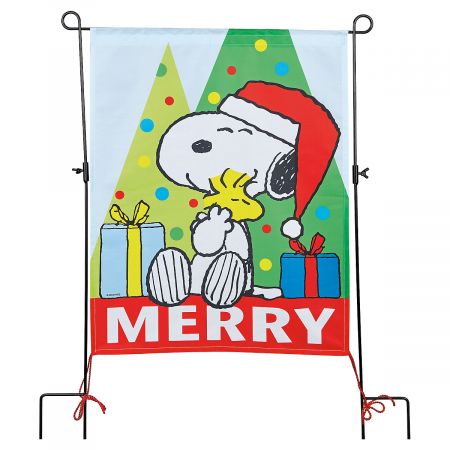 Peanuts Large Christmas Garden Flag Current Catalog