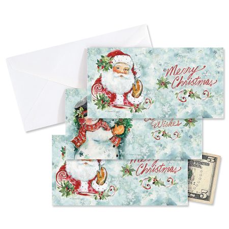 Red Truck And Snowman By Susan Winget Boxed Christmas Cards