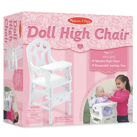 melissa and doug wooden doll crib
