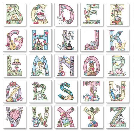 Mary Engelbreit® Initials Border Address Labels