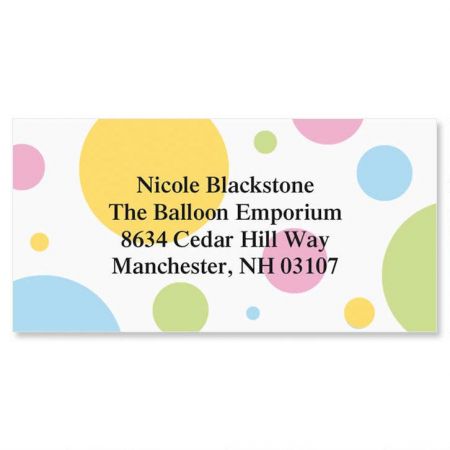 Dotty Border Address Labels