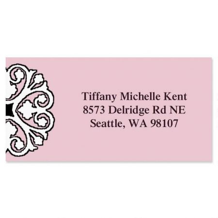 Paris Border Address Labels