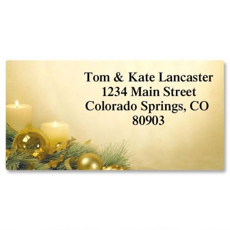 Glistening Border Address Labels