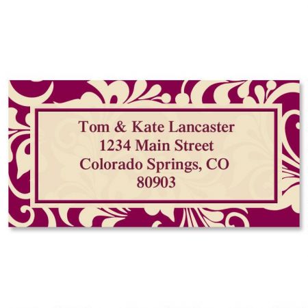 Glamorama Border Address Labels