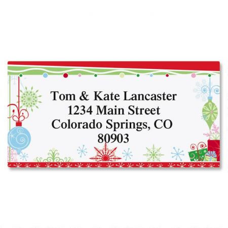 Twinkles Border Address Labels
