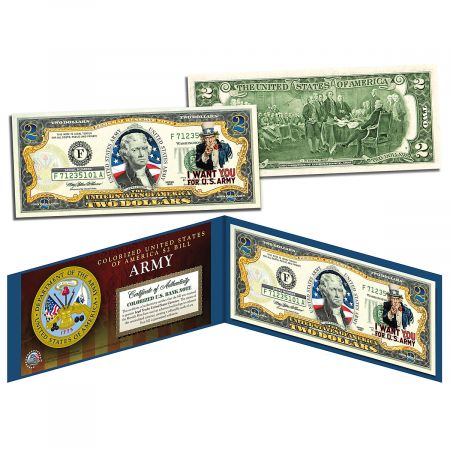 USA Army WWII 2 Dollar Bill