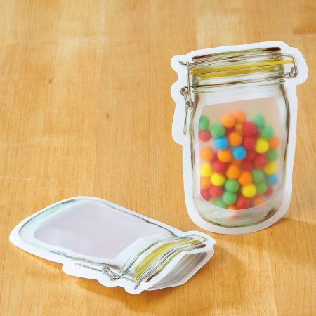 Mason Jar Zipper Bags
