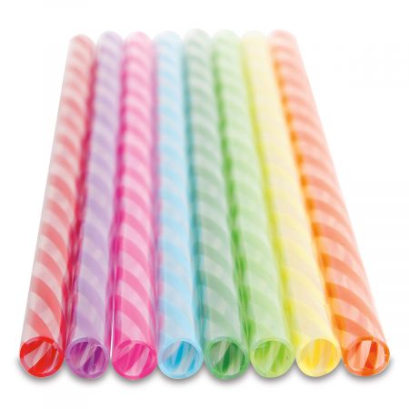 11 Bright Color Reusable Straws : Set of 24 Straws - Exit9 Gift Emporium