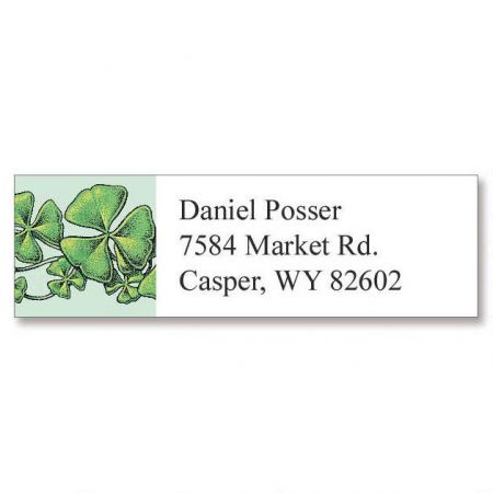 Shamrocks Classic Address Labels