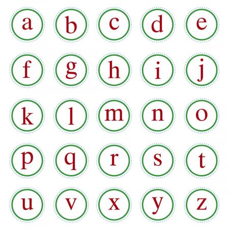 Snowflake Sparkle Round Address Labels