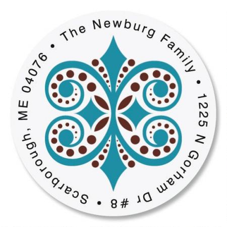 Improv Round Address Labels (4 designs)