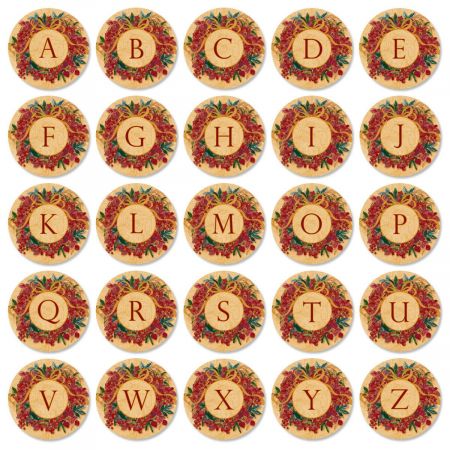 Christmas Initial Round Address Labels