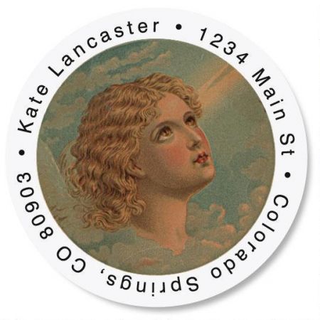 Evermore Round Address Labels