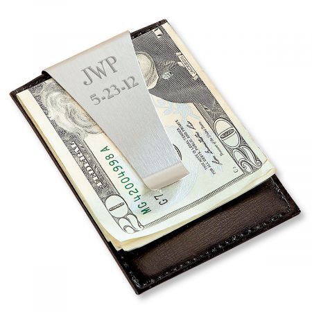 Personalized Engraving Included Ladybug Money Clip Wallet