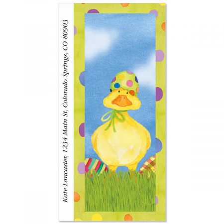 Easter Egg Hat Oversized Address Labels