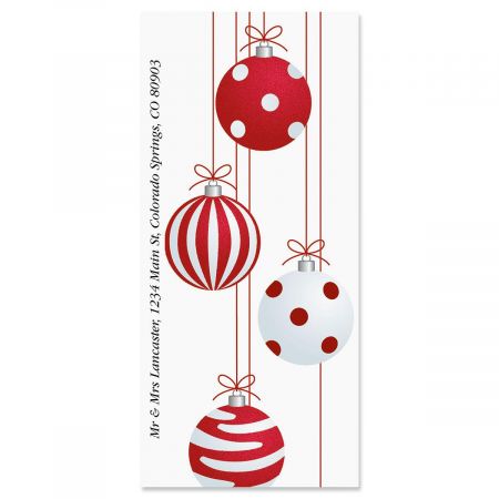 Crimson Delight Oversized Address Labels