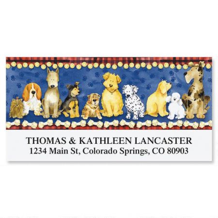 Puppies Deluxe Address Labels