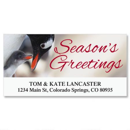 Penguins Deluxe Address Labels