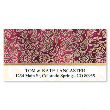 Marquetry Deluxe Address Labels