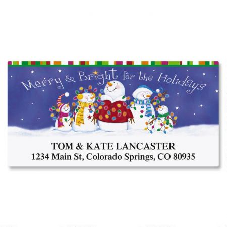 Bright Bunch Deluxe Address Labels
