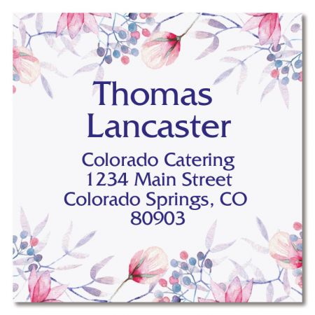Tender Large Square Address Labels