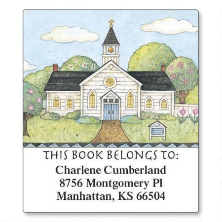 American Landscape Bookplate Labels