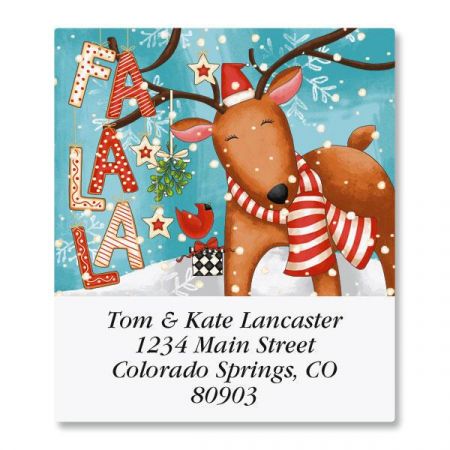 Reindeer Cheer Select Address Labels