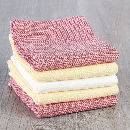 colorful tea towels